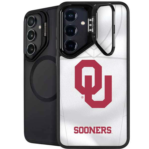 University of Oklahoma White Jersey Galaxy S26 Kickstand Case