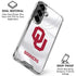 University of Oklahoma White Jersey Galaxy S26 Plus Clear Case