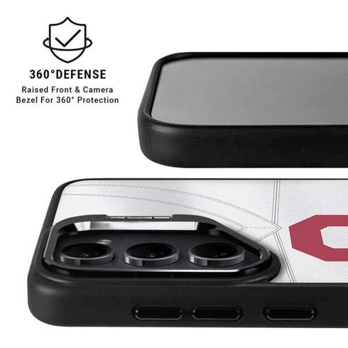 University of Oklahoma White Jersey Galaxy S26 Plus Kickstand Case