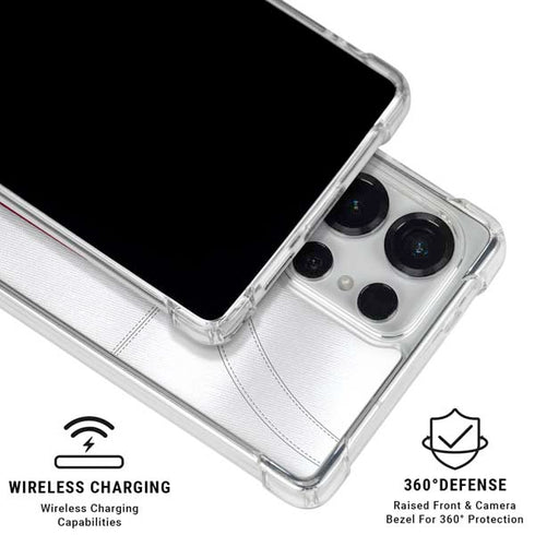 University of Oklahoma White Jersey Galaxy S26 Ultra Clear Case