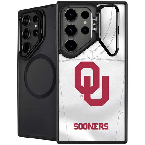 University of Oklahoma White Jersey Galaxy S26 Ultra Kickstand Case