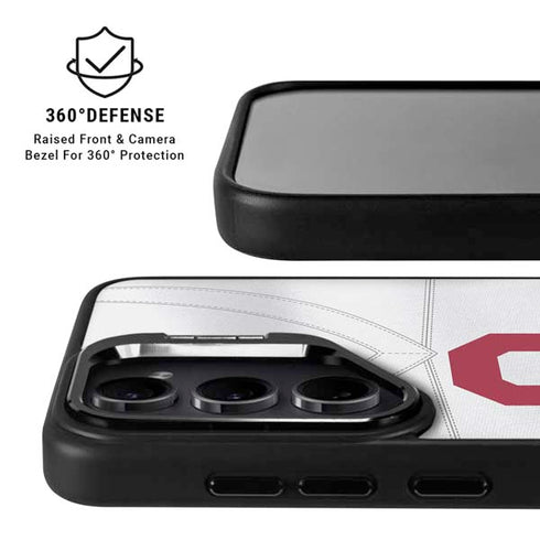 University of Oklahoma White Jersey Galaxy S26 Ultra Kickstand Case