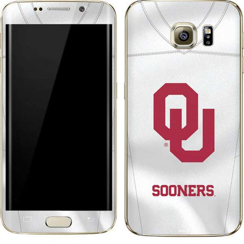University of Oklahoma White Jersey Galaxy S7 Edge Skin