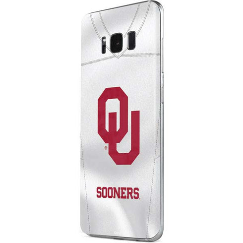 University of Oklahoma White Jersey Galaxy S8 Skin