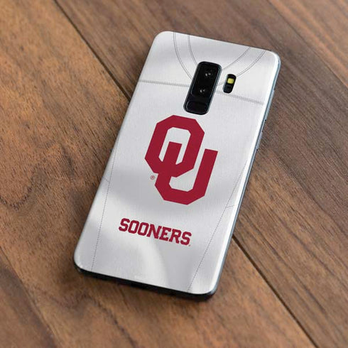 University of Oklahoma White Jersey Galaxy S9 Plus Skin