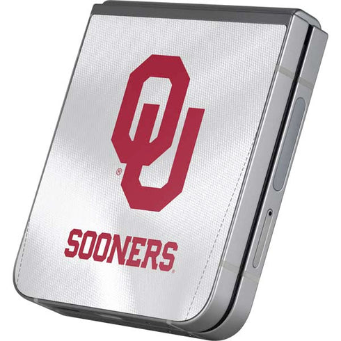 University of Oklahoma White Jersey Galaxy Z Flip6 Skin