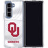 University of Oklahoma White Jersey Galaxy Z Fold5 5G Clear Case