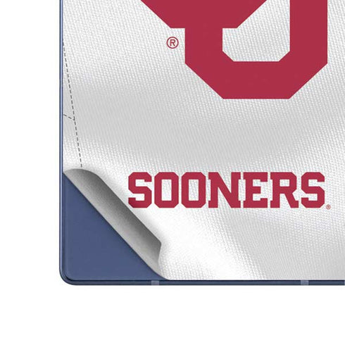 University of Oklahoma White Jersey Galaxy Z Fold6 Skin