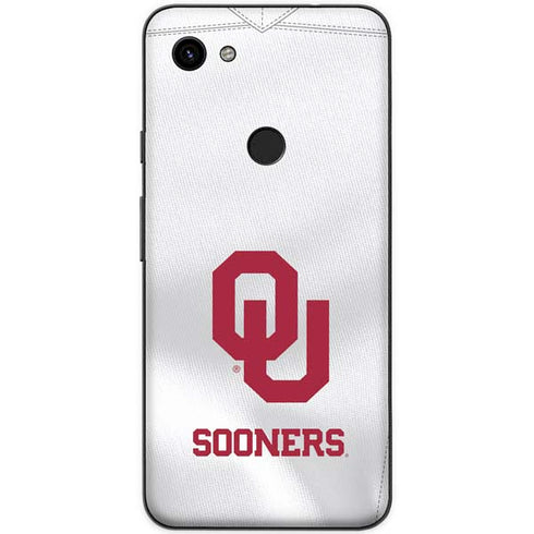 University of Oklahoma White Jersey Google Pixel 3a Skin
