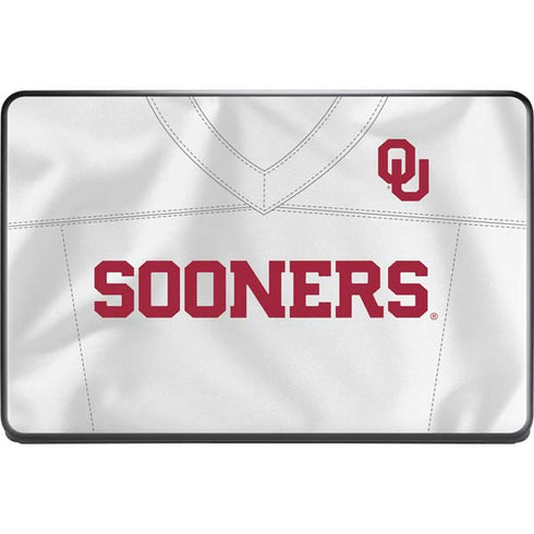 University of Oklahoma White Jersey Google Pixelbook Go Skin