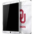 University of Oklahoma White Jersey iPad Skins
