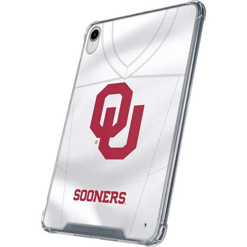University of Oklahoma White Jersey iPad 11th Gen (2025) Clear Case