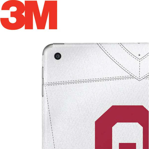 University of Oklahoma White Jersey Apple iPad Skin
