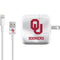 University of Oklahoma White Jersey iPad Charger (10W USB) Skin