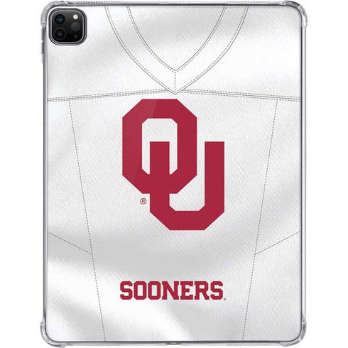 University of Oklahoma White Jersey iPad Pro 11in (2024) Clear Case