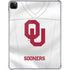 University of Oklahoma White Jersey iPad Pro 11in (2024) Clear Case