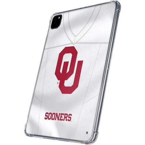 University of Oklahoma White Jersey iPad Pro 11in (2024) Clear Case
