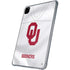 University of Oklahoma White Jersey iPad Pro 11in (2024) Clear Case