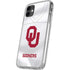 University of Oklahoma White Jersey iPhone 11 Clear Case