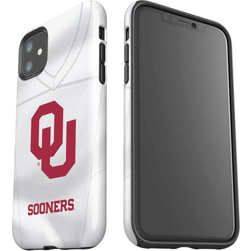 University of Oklahoma White Jersey iPhone 11 Impact Case