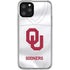 University of Oklahoma White Jersey iPhone 11 Pro Clear Case