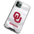 University of Oklahoma White Jersey iPhone 11 Pro Max Clear Case