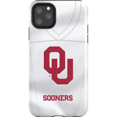 University of Oklahoma White Jersey iPhone 11 Pro Max Impact Case