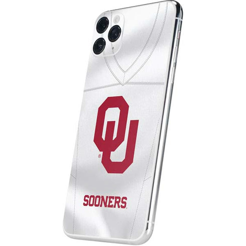 University of Oklahoma White Jersey iPhone 11 Pro Max Skin