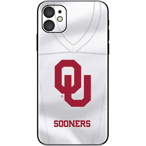 University of Oklahoma White Jersey iPhone 11 Skin