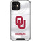 University of Oklahoma White Jersey iPhone 12 Clear Case