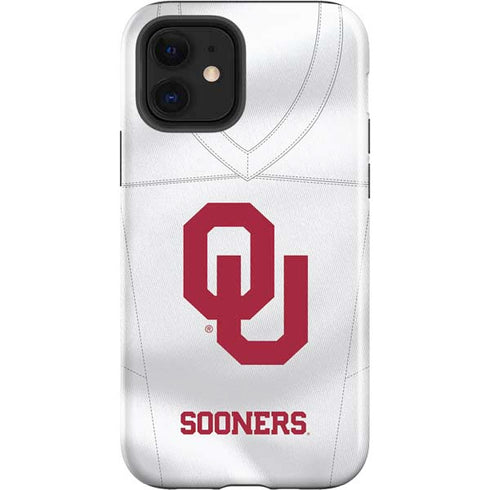 University of Oklahoma White Jersey iPhone 12 Impact Case
