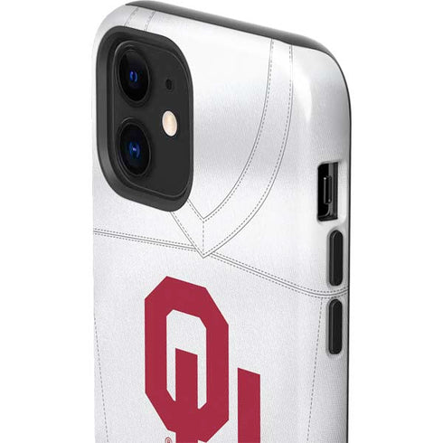 University of Oklahoma White Jersey iPhone 12 Impact Case