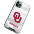 University of Oklahoma White Jersey iPhone 12 Pro Clear Case