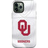 University of Oklahoma White Jersey iPhone 12 Pro Impact Case