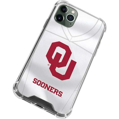 University of Oklahoma White Jersey iPhone 12 Pro Max Clear Case