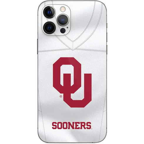 University of Oklahoma White Jersey iPhone 12 Pro Skin