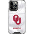 University of Oklahoma White Jersey iPhone 13 Pro Clear Case
