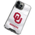 University of Oklahoma White Jersey iPhone 13 Pro Clear Case