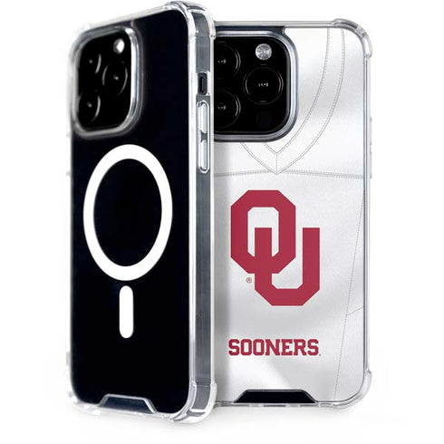 University of Oklahoma White Jersey iPhone 13 Pro MagSafe Case