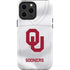 University of Oklahoma White Jersey iPhone 13 Pro Max Impact Case