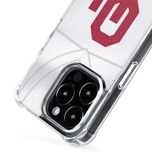University of Oklahoma White Jersey iPhone 13 Pro Max MagSafe Case
