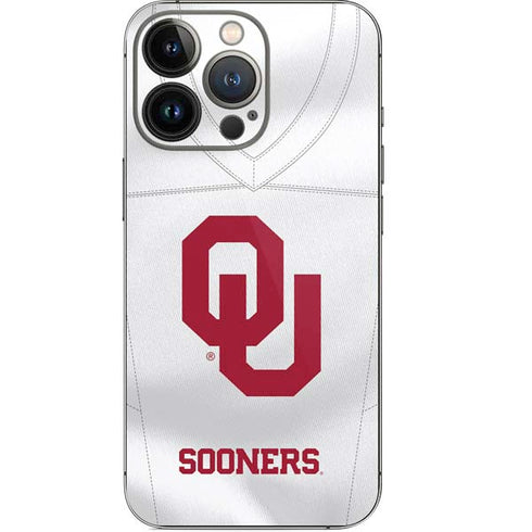 University of Oklahoma White Jersey iPhone 13 Pro Skin