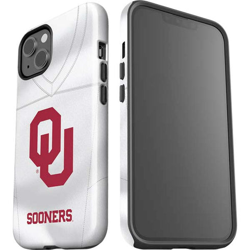 University of Oklahoma White Jersey iPhone 14 Impact Case