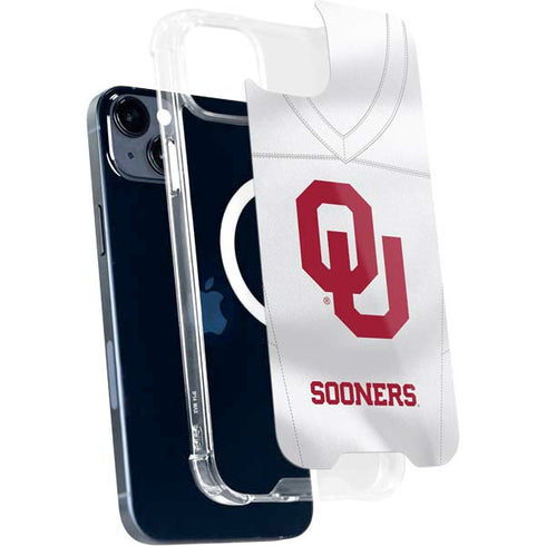University of Oklahoma White Jersey iPhone 14 MagSafe Case