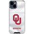 University of Oklahoma White Jersey iPhone 14 Plus Clear Case