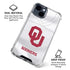 University of Oklahoma White Jersey iPhone 14 Plus Clear Case