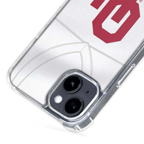 University of Oklahoma White Jersey iPhone 14 Plus MagSafe Case
