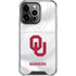 University of Oklahoma White Jersey iPhone 14 Pro Clear Case