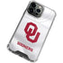 University of Oklahoma White Jersey iPhone 14 Pro Clear Case