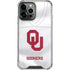University of Oklahoma White Jersey iPhone 14 Pro Max Clear Case